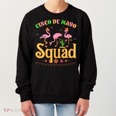 Cinco De Mayo Squad Flamingo Women's Sweatshirt