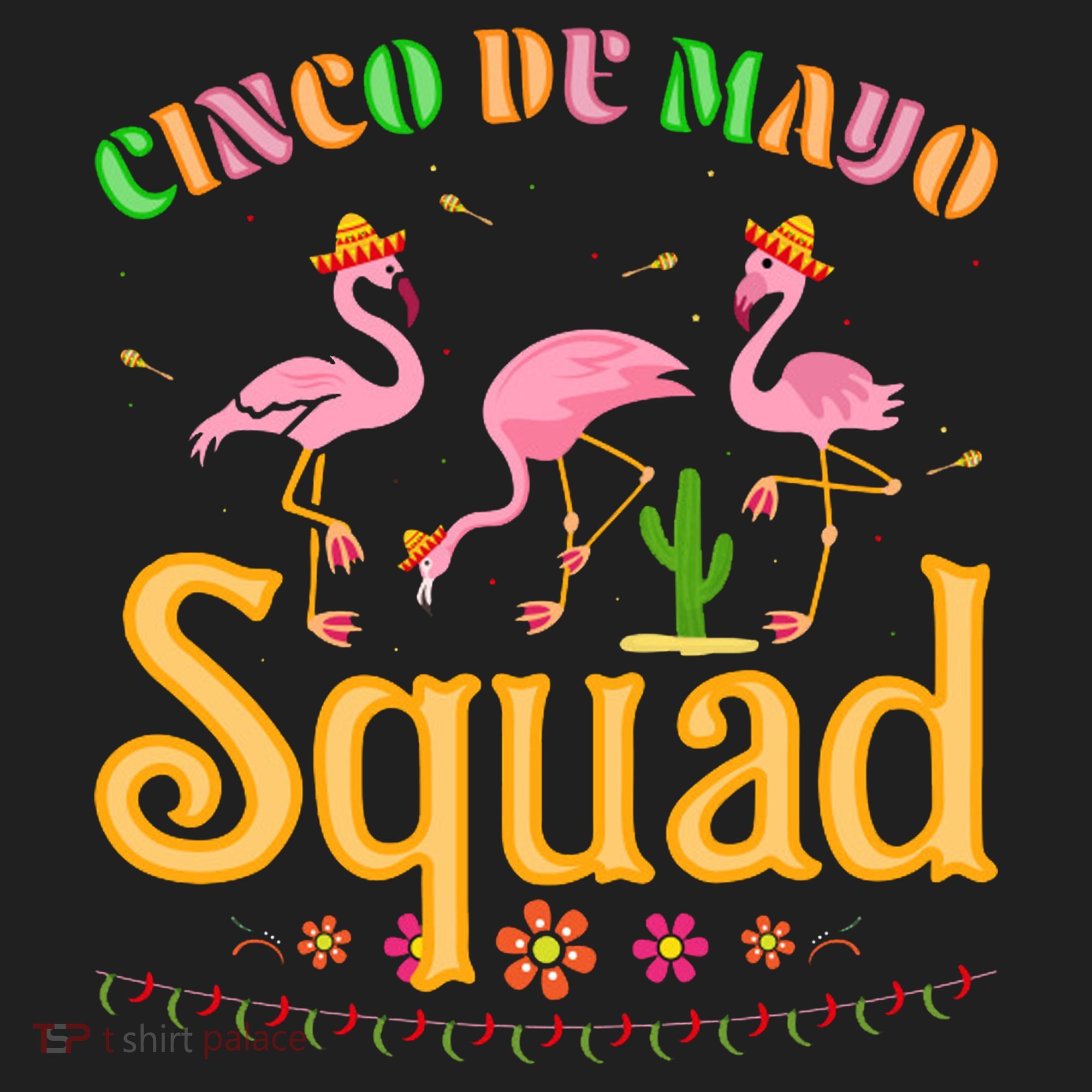 Cinco De Mayo Squad Flamingo Beanie