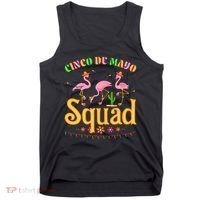 Cinco De Mayo Squad Flamingo Tank Top thumb 0