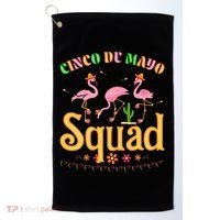 Cinco De Mayo Squad Flamingo Golf Towel thumb 0