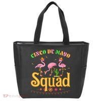 Cinco De Mayo Squad Flamingo Tote Bag thumb 0