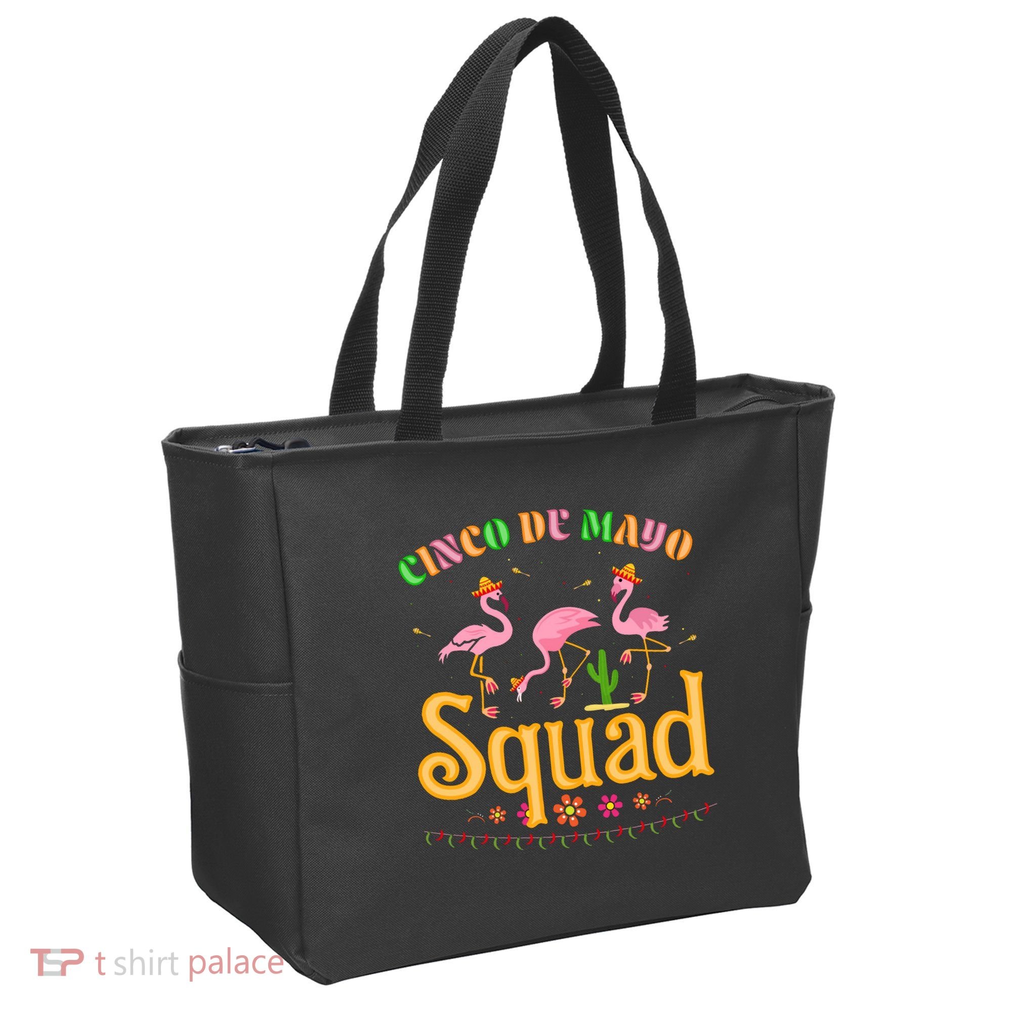 Cinco De Mayo Squad Flamingo Tote Bag