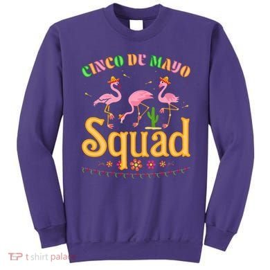 Cinco De Mayo Squad Flamingo Sweatshirt