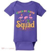 Cinco De Mayo Squad Flamingo Baby Bodysuit thumb 0