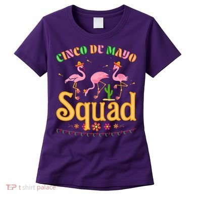 Cinco De Mayo Squad Flamingo Women's T-Shirt