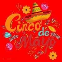 Cinco De Mayo Fiesta Celebration Santa Hat thumb 1