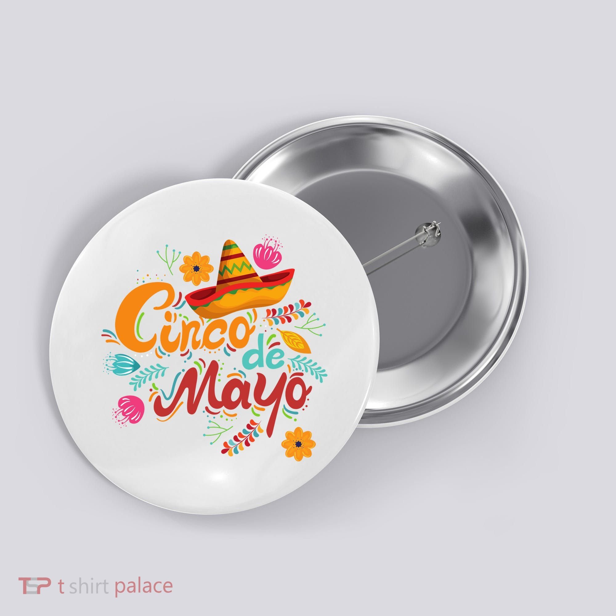 Cinco De Mayo Fiesta Celebration Button