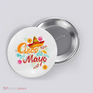 Cinco De Mayo Fiesta Celebration Button