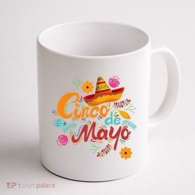 Cinco De Mayo Fiesta Celebration Coffee Mug back
