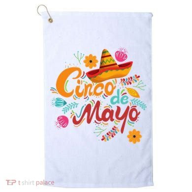 Cinco De Mayo Fiesta Celebration Golf Towel