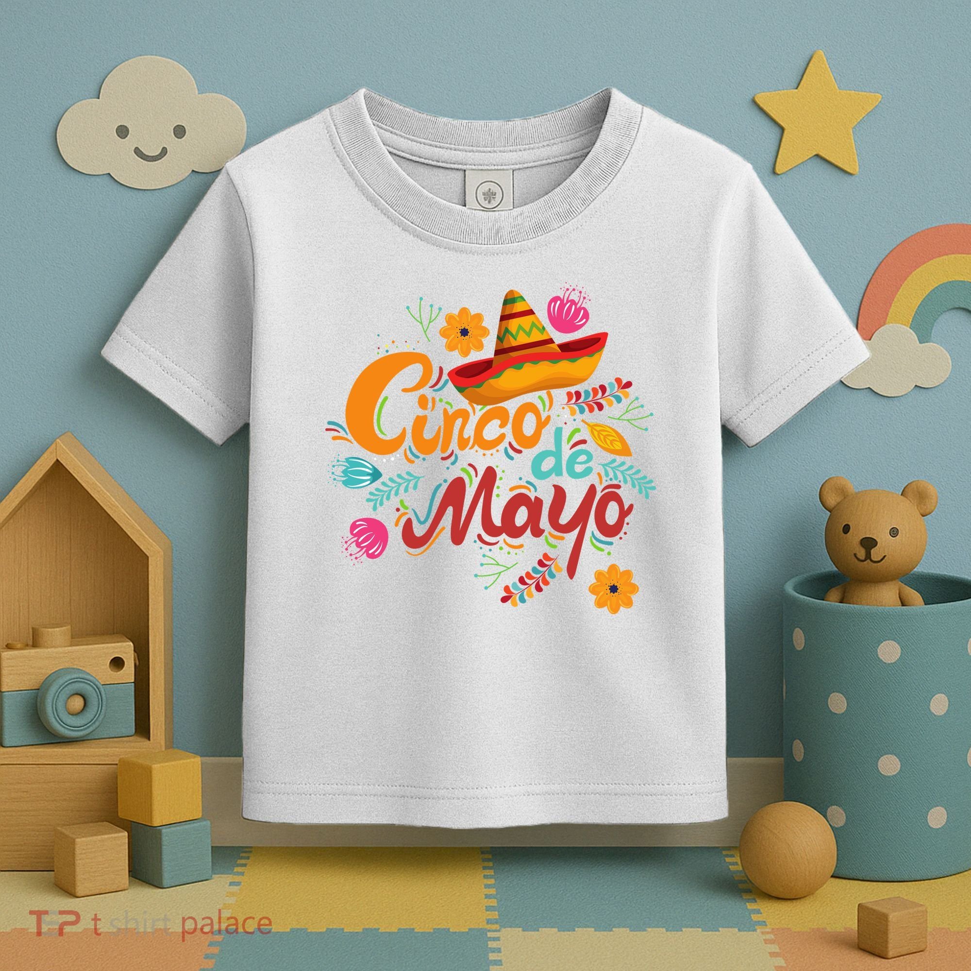Cinco De Mayo Fiesta Celebration Toddler T-Shirt