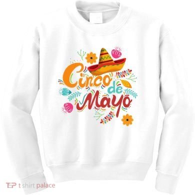 Cinco De Mayo Fiesta Celebration Kids Sweatshirt