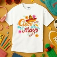 Cinco De Mayo Fiesta Celebration Kids T-Shirt thumb 3