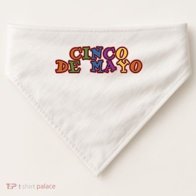 Cinco De Mayo Holiday Gift USA-Made Doggie Bandana