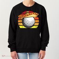 Cinco de Mayo Golf Ball With Sombrero Golfer Mexican Fiesta Women's Sweatshirt thumb 0
