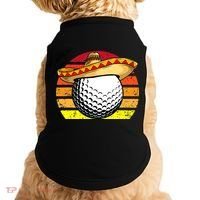 Cinco de Mayo Golf Ball With Sombrero Golfer Mexican Fiesta Doggie Tank thumb 0