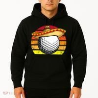 Cinco de Mayo Golf Ball With Sombrero Golfer Mexican Fiesta Hoodie thumb 2
