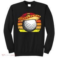 Cinco de Mayo Golf Ball With Sombrero Golfer Mexican Fiesta Sweatshirt thumb 0