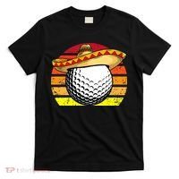 Cinco de Mayo Golf Ball With Sombrero Golfer Mexican Fiesta T-Shirt thumb 0