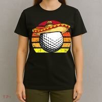 Cinco de Mayo Golf Ball With Sombrero Golfer Mexican Fiesta T-Shirt thumb 4