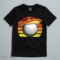 Cinco de Mayo Golf Ball With Sombrero Golfer Mexican Fiesta T-Shirt thumb 5
