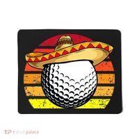Cinco de Mayo Golf Ball With Sombrero Golfer Mexican Fiesta Mousepad thumb 0