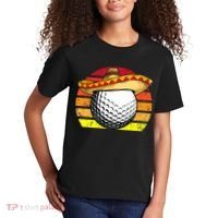 Cinco de Mayo Golf Ball With Sombrero Golfer Mexican Fiesta Kids T-Shirt thumb 2