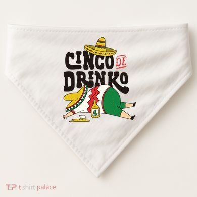 Cinco De Mayo USA-Made Doggie Bandana