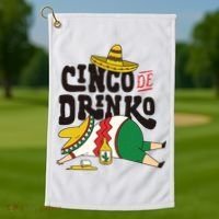 Cinco De Mayo Golf Towel thumb 1