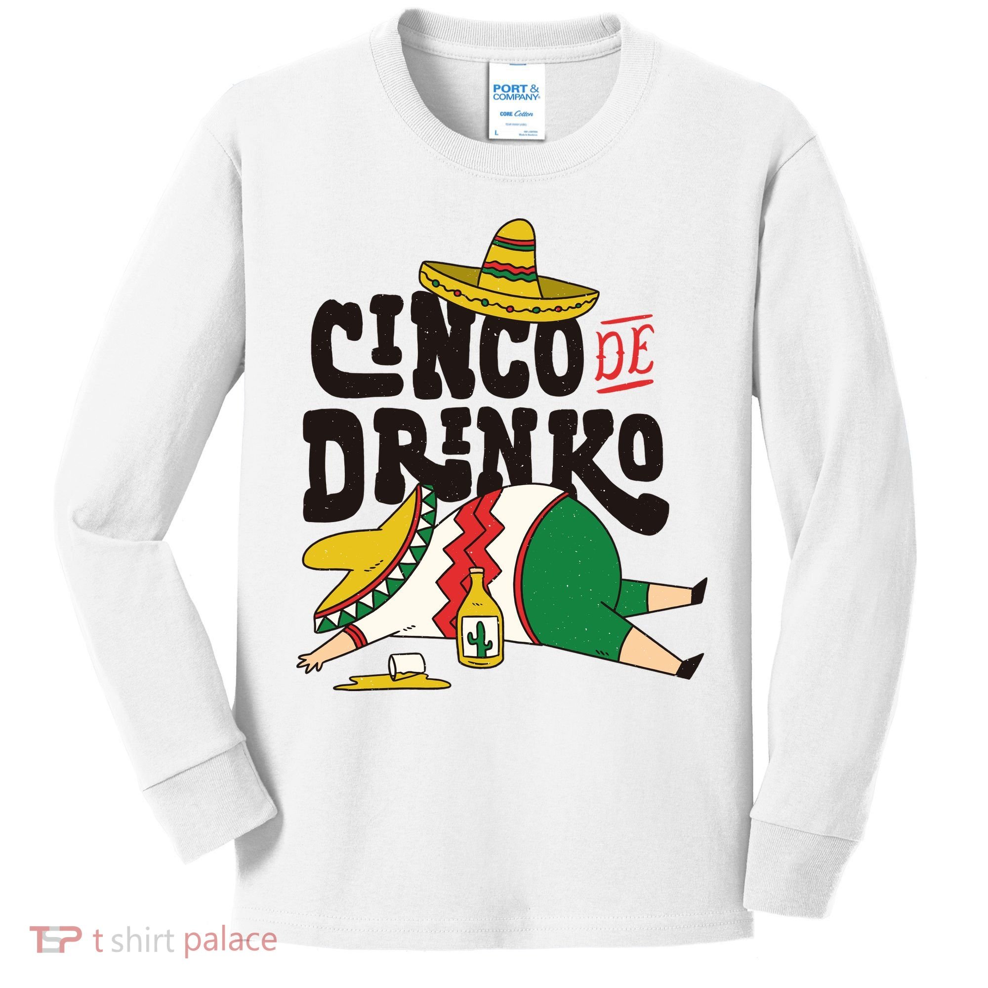 Cinco De Mayo Kids Long Sleeve Shirt