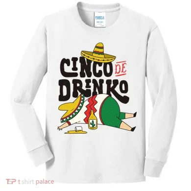 Cinco De Mayo Kids Long Sleeve Shirt