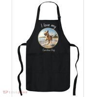 Carolina Dog Matter Dog Running On Beach Apron thumb 0