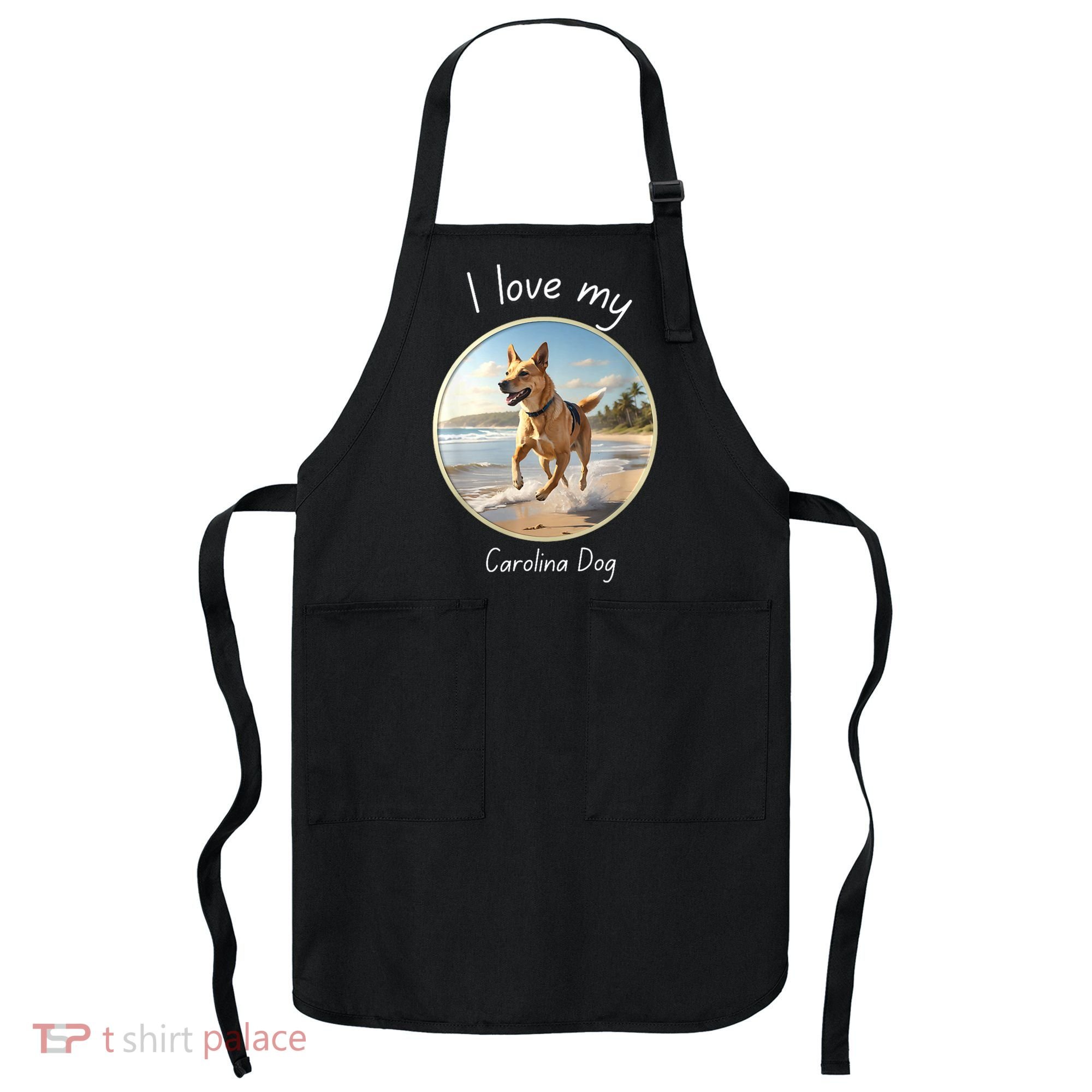Carolina Dog Matter Dog Running On Beach Apron