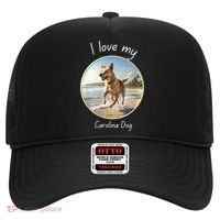 Carolina Dog Matter Dog Running On Beach Hat thumb 0