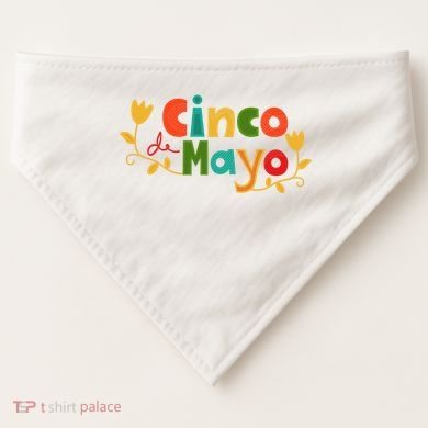 Cinco De Mayo Celebration USA-Made Doggie Bandana