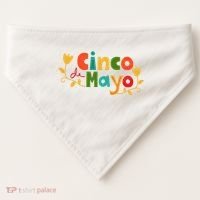 Cinco De Mayo Celebration USA-Made Doggie Bandana thumb 0
