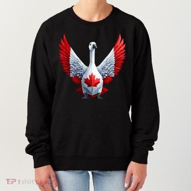 Canada Day Maple Leaf Bird Women's Sweatshirt
