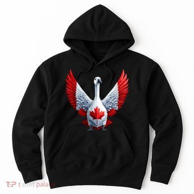 Canada Day Maple Leaf Bird Hoodie