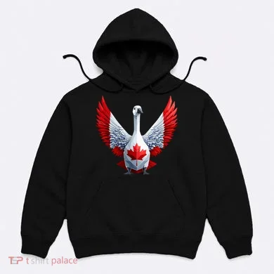 Canada Day Maple Leaf Bird Hoodie