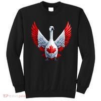 Canada Day Maple Leaf Bird Sweatshirt thumb 0