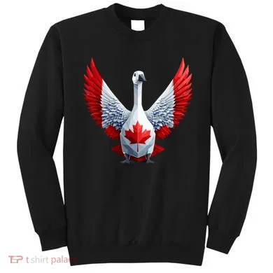 Canada Day Maple Leaf Bird Sweatshirt