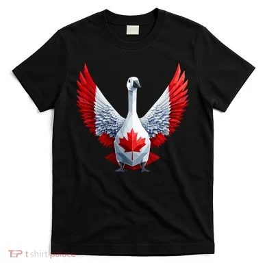 Canada Day Maple Leaf Bird T-Shirt