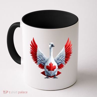 Canada Day Maple Leaf Bird Coffee Mug