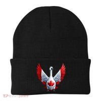 Canada Day Maple Leaf Bird Beanie thumb 0