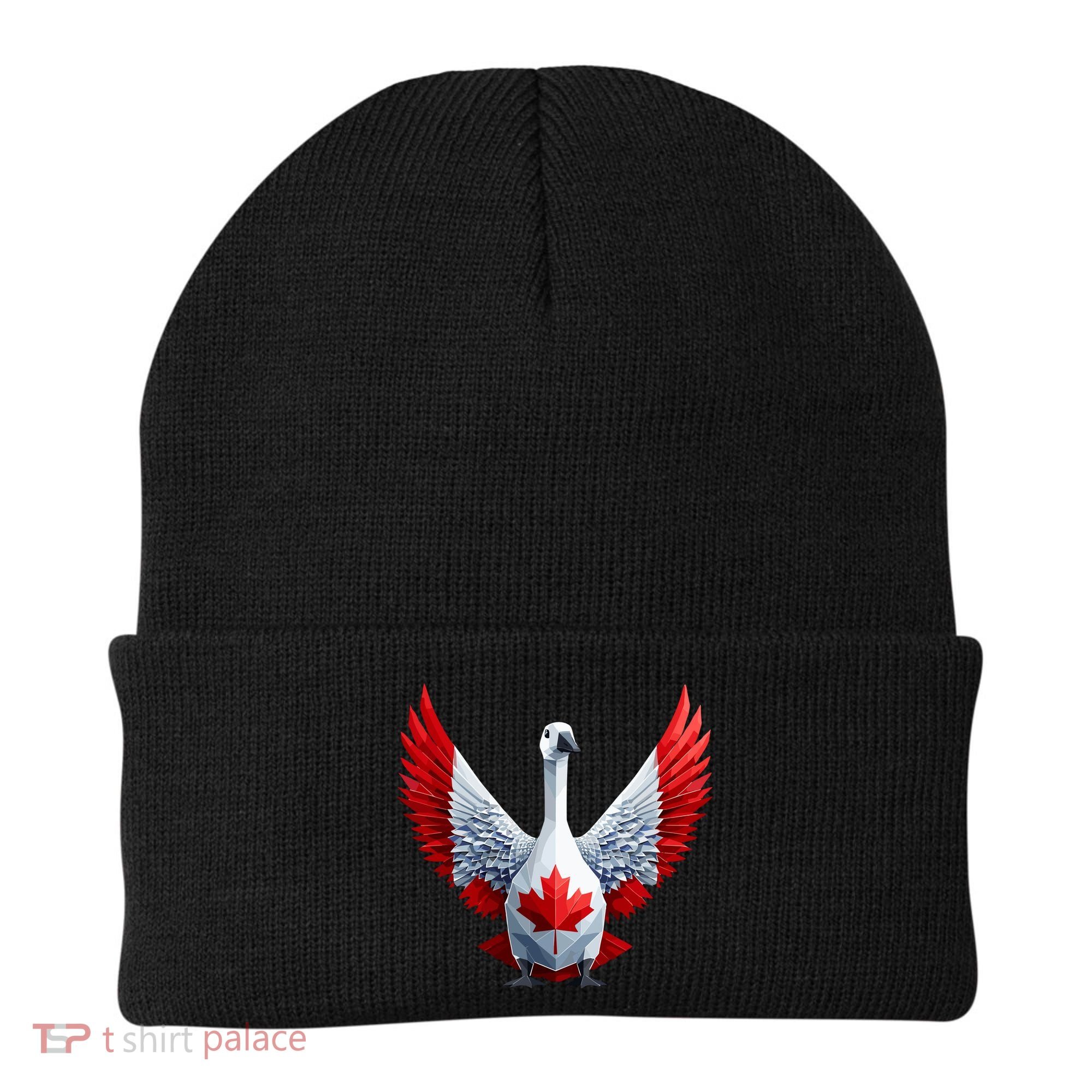 Canada Day Maple Leaf Bird Beanie
