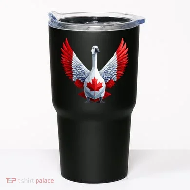Canada Day Maple Leaf Bird Tumbler