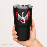 Canada Day Maple Leaf Bird Tumbler thumb 2