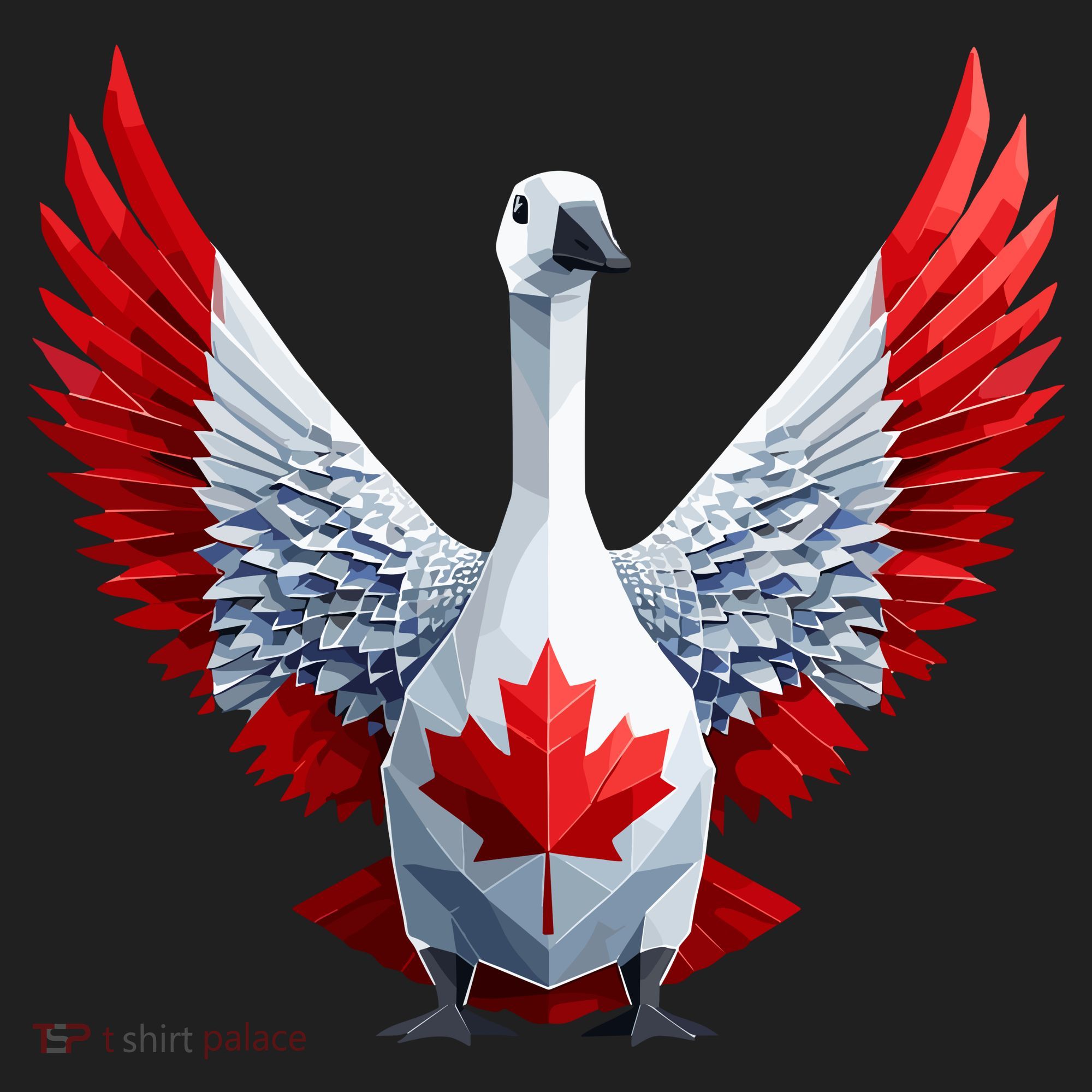 Canada Day Maple Leaf Bird Tumbler