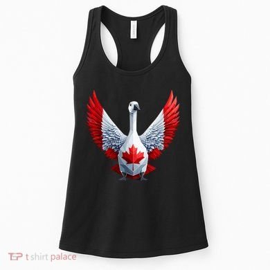 Canada Day Maple Leaf Bird Women's Tank Top