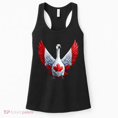 Canada Day Maple Leaf Bird Women's Tank Top